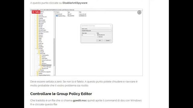Windows Defender disattivato problema accesso Windows 10 limitazioni risolto смотреть онлайн