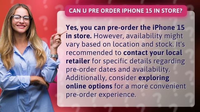 Can u pre order iPhone 15 in store? смотреть онлайн