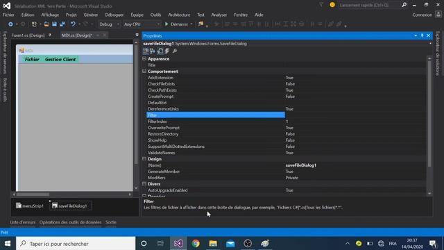 C# : Applications SDI / MDI et SaveFileDialog смотреть онлайн
