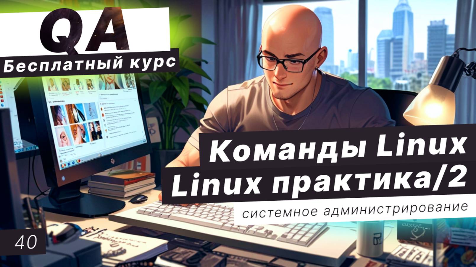 Урок 40. Linux практика #2. Команды Linux: смена расширения, перемещение, удаление, объединение смотреть онлайн