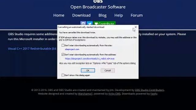 your system is missing runtime components that obs studio require would you like to download them смотреть онлайн