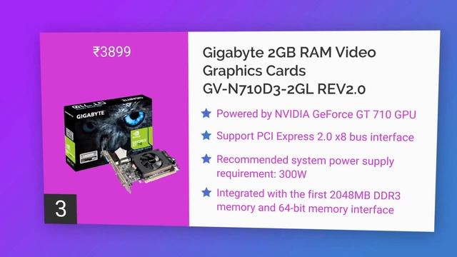 Top 5 Graphics Cards in India Under 6000 | 2018 смотреть онлайн