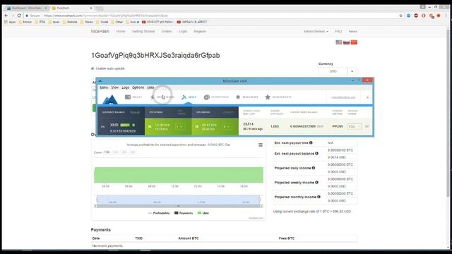 Nicehash vs Minergate GPU & CPU Mining смотреть онлайн