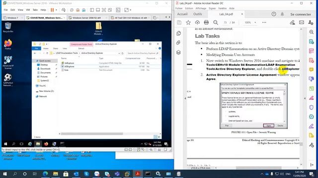Module4 lab10 LDAP Enumeration using Active Directory Explorer ADExplorer смотреть онлайн