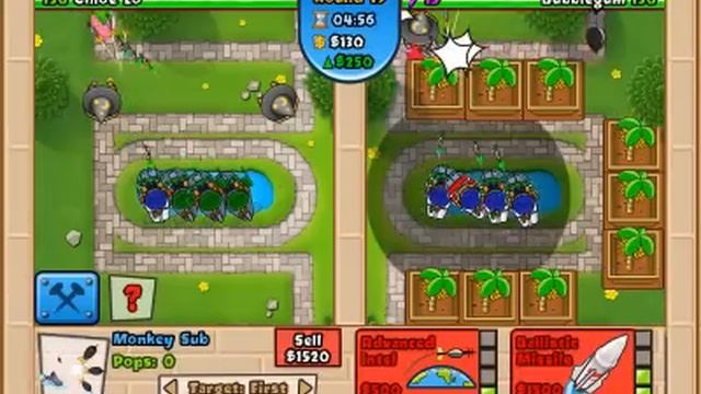 Bloons TD Battles max monkey sub смотреть онлайн