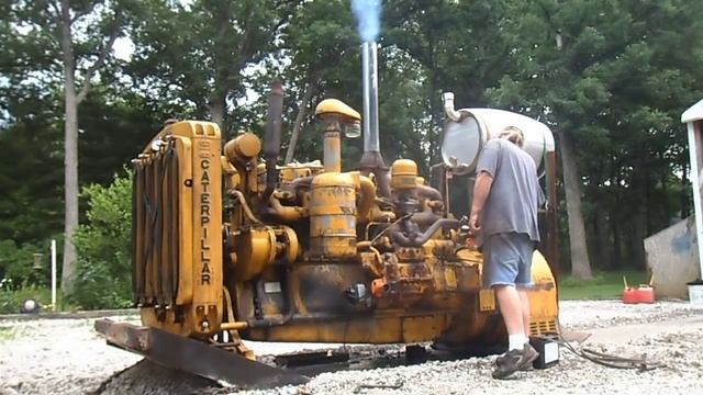 Vintage 1940 Cat Caterpillar D13000 Generator built for the U. S. Navy, 9200lbs. смотреть онлайн