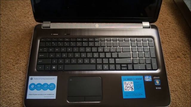 Hp Pavilion Dv7-6c95dx Pc Unboxing And First Boot!!!! смотреть онлайн