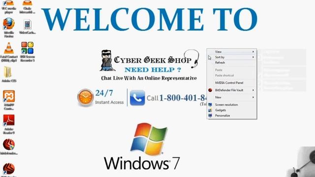 How to hide all Desktop Icons on Windows 7 смотреть онлайн