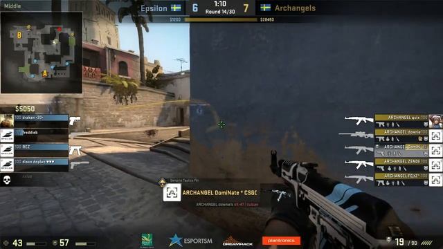 ESPORTSM 2016 FINAL - CS:GO - Archangel vs. Epsilon - Game 1 смотреть онлайн