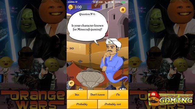 Midget Apple & Annoying Orange Play - Akinator! смотреть онлайн
