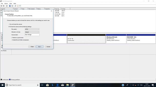 Create Hard Disk Partition In Windows 10 Hindi !!Easy Steps!! смотреть онлайн