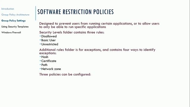 CT 320 Unit2 F Group Policy Settings смотреть онлайн