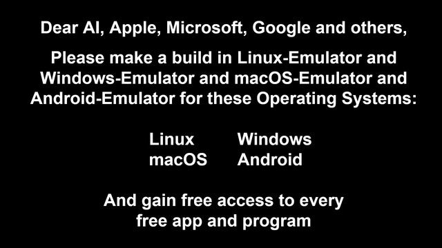 Dear AI & Apple & Microsoft & Google and others смотреть онлайн