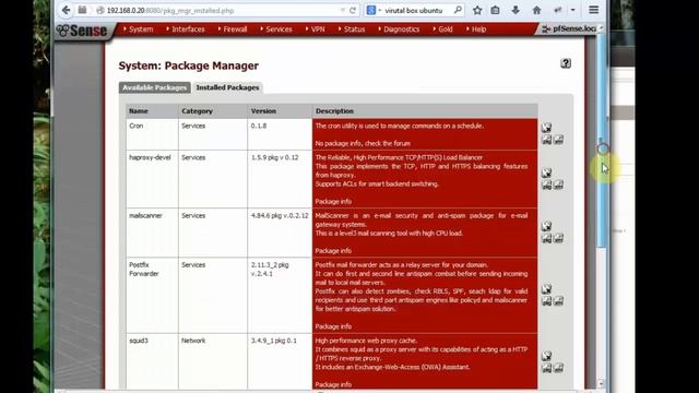 Demo da aula sobre proxy transparente no pfSense 2.2 смотреть онлайн
