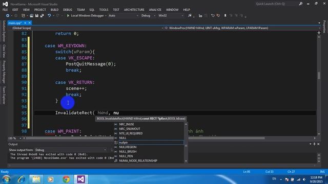 Novel Game C C++ Switching of Image Part1 смотреть онлайн