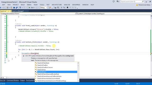 Mastering DataGridView Part-4 || How to Iterate For loop through DataGridView. смотреть онлайн