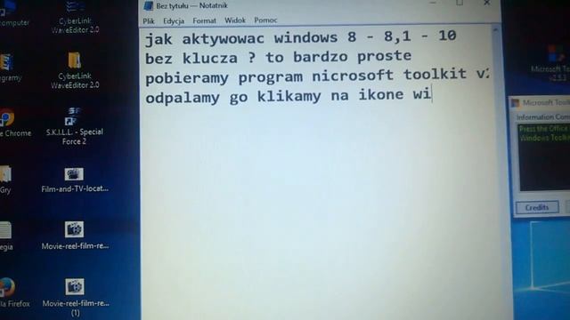 Aktywator WINDOWS 8 - 8.1 - 10 100% SKUTECZNOŚCI ! смотреть онлайн