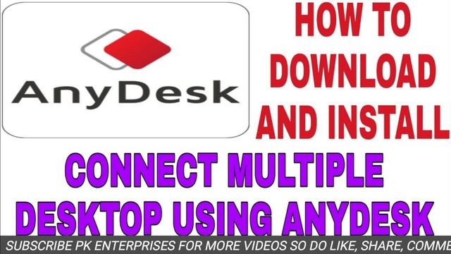 AnyDesk Tutorial -The Most Easy Remote Desktop Application Software How to use AnyDesk PKEnterprise смотреть онлайн