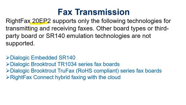 OpenText RightFax System Requirements ? Server operating systems, hardware requirements смотреть онлайн