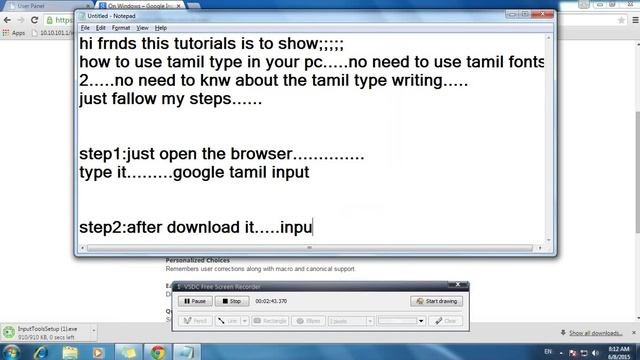 how to type tamil words in your word doc its very easy смотреть онлайн