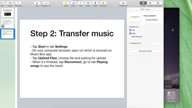 How to transfer musics from computer to iPhone, iPad via Wifi with Muzik Box смотреть онлайн