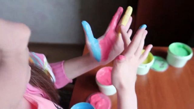 Finger paint Ses Creative overview Обзор Пальчиковых красок Ses Creative смотреть онлайн