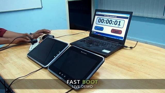 Cold boot OMAP4 Android 4.0 Tablet in less than 9 seconds смотреть онлайн
