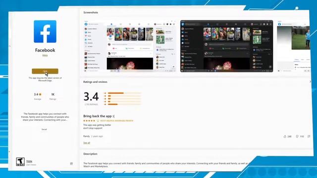 How to Install Facebook app on Windows 10 Laptop & PC смотреть онлайн