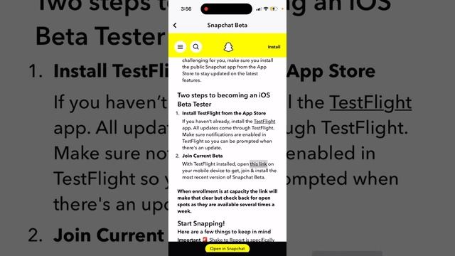 How to participate in SnapChat beta via TestFlight? смотреть онлайн