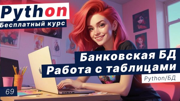 Урок 69. Банковская база данных. SQL практика. Работа с таблицами. Primary cay, insert into