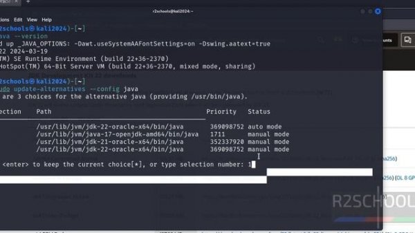How to download and install java jdk 22 on Kali Linux 2024 | Install Java JDK 22 on Kali 2022/2024