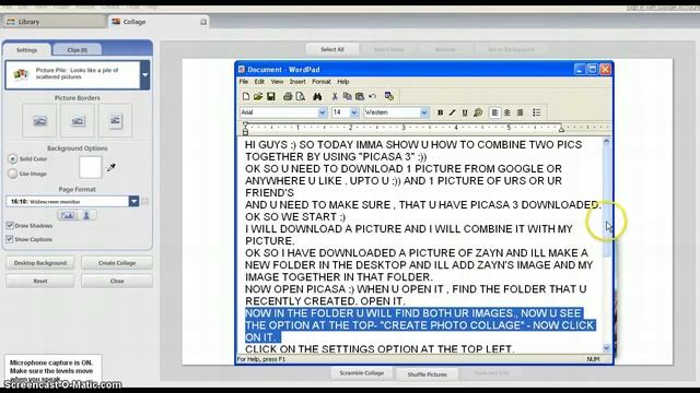 HOW TO COMBINE TWO IMAGES USING PICASA 3 ~!~ смотреть онлайн