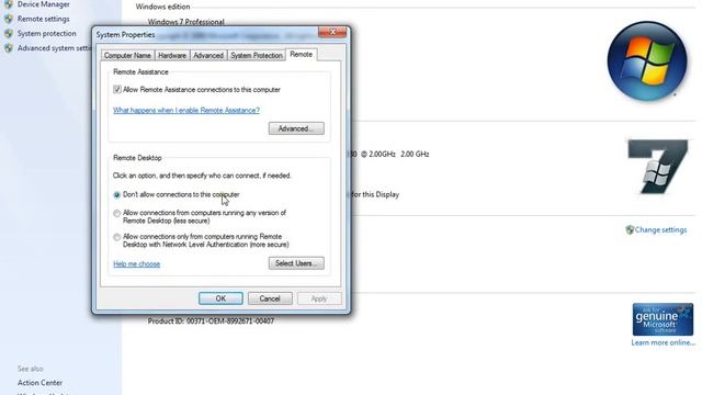 Remote Desktop Sharing any Windows 7/8/8.1/10 смотреть онлайн