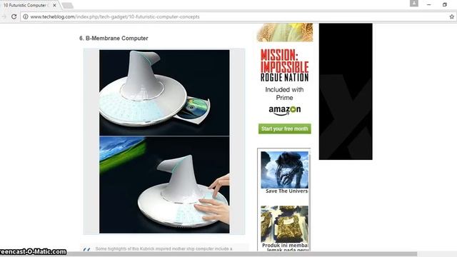 10 Futuristic Computer Concepts смотреть онлайн