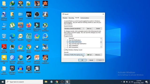 How to change email notification sound in windows 10 computer/laptop смотреть онлайн