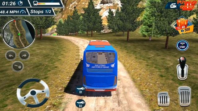 Offroad Army Bus Simulator 2019 - Android Gameplay - Games for Android смотреть онлайн