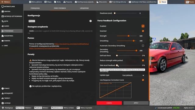 Jak Ustawić Kierownicę W BeamNG Drive? | Poradnik