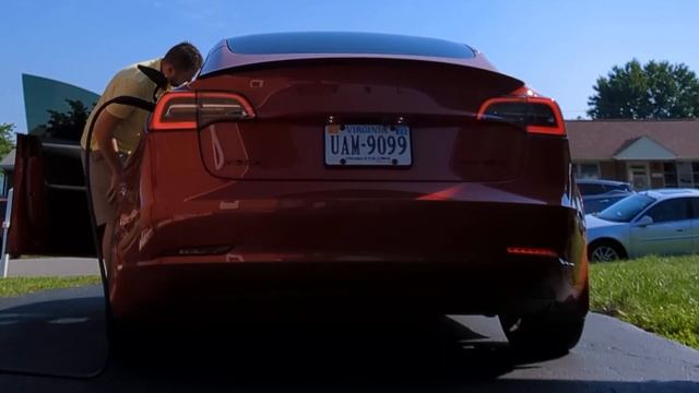 2022 Tesla model Y tail lights on my 2021 Model 3 Performance. смотреть онлайн