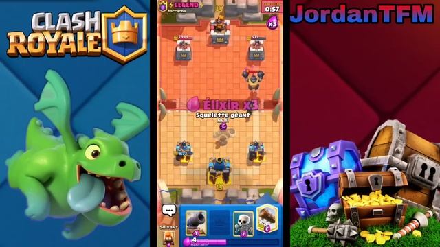DECK GÉANT SQUELETTE, LA MOUSQUETAIRE A LA PLACE DE LA REINE DES ARCHERS ! CLASH ROYALE смотреть онлайн