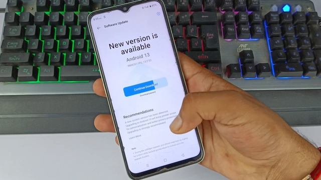 Realme c33 me system update kaise kare | Realme c33 Android 13 system update смотреть онлайн