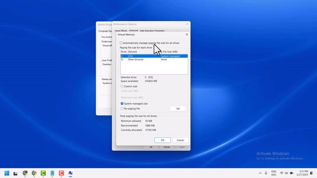 How To Reset Virtual Memory Or Page File In Windows 11 & 10 смотреть онлайн