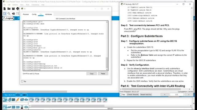 Configuring Router-on-a-Stick Inter-VLAN Routing - ITSupport смотреть онлайн