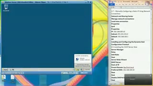 3-7 Manually Configuring a Static IP Using Network Connections смотреть онлайн
