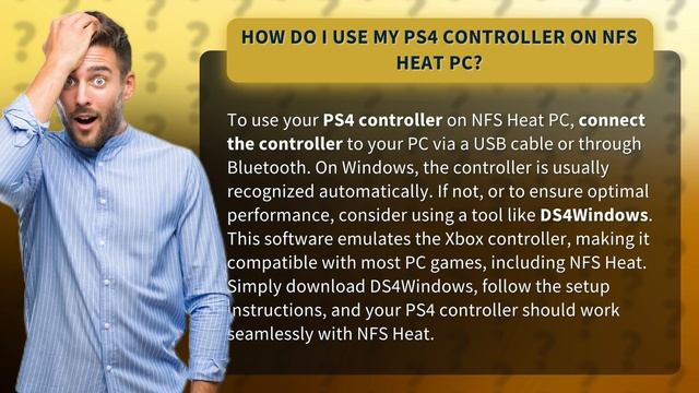 How do I use my PS4 controller on NFS heat PC? смотреть онлайн