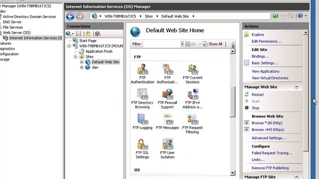 Use Windows IIS7, FTP, and FTPS to host multiple websites - Part 3 смотреть онлайн