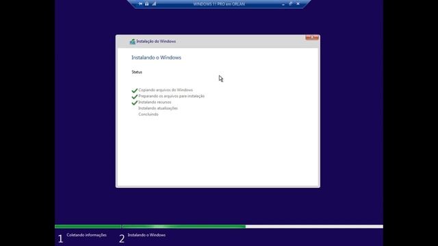 ( Hyper-V ), Criando máquina virtual 2ª geração para o Windows 11 Pro. смотреть онлайн