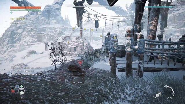 Horizon Zero Dawn Aloy fight with the other Tribe and Rost death Gameplay смотреть онлайн