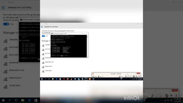 How to know connected WiFi password on windows 10 using CMD смотреть онлайн