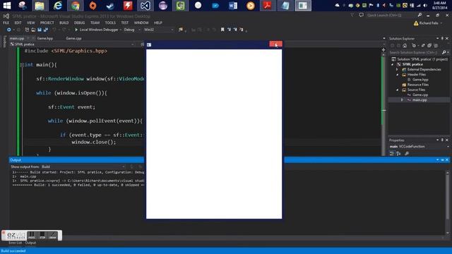 SFML Tutorial Part 3 - Basics смотреть онлайн