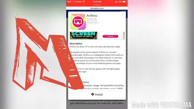 How to Screen Record on IOS 10 (No Computer No Jailbreak) смотреть онлайн